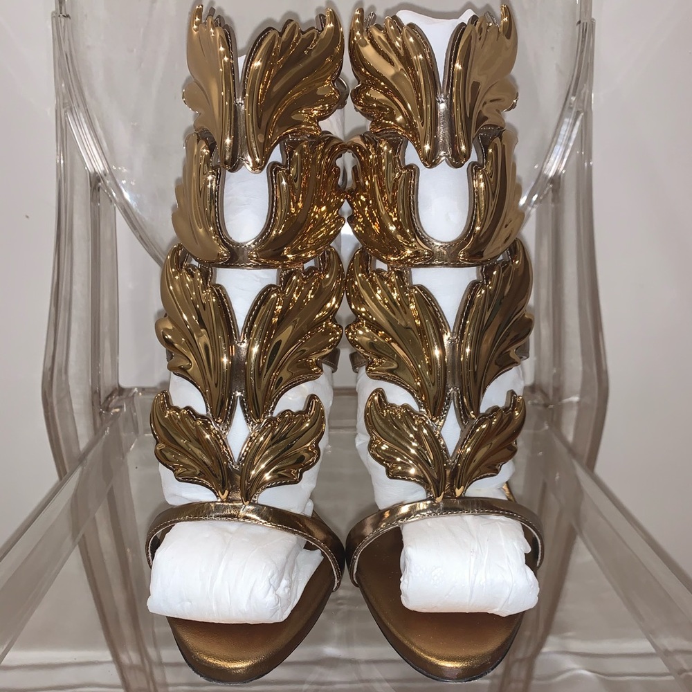 Gold ‘Cruel Summer’ giuseppe zanotti heels